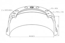 Cargar imagen en el visor de la galería, TAMBOR DELANTERO HINO GH